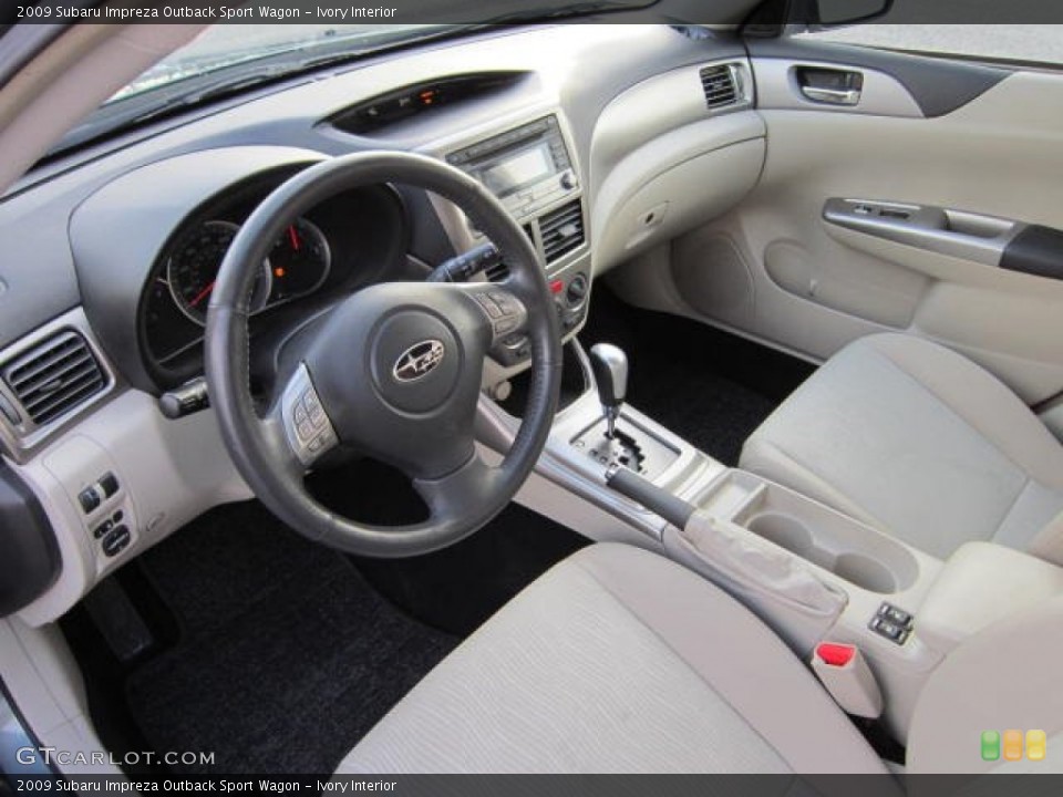 Ivory Interior Photo for the 2009 Subaru Impreza Outback Sport Wagon #58933044