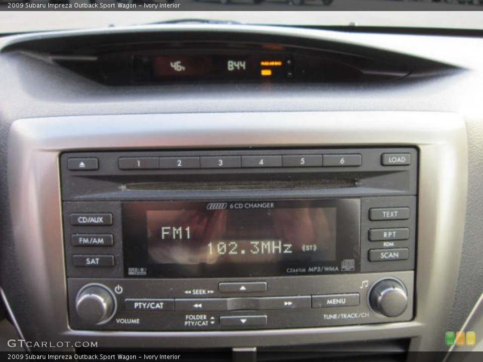 Ivory Interior Audio System for the 2009 Subaru Impreza Outback Sport Wagon #58933071