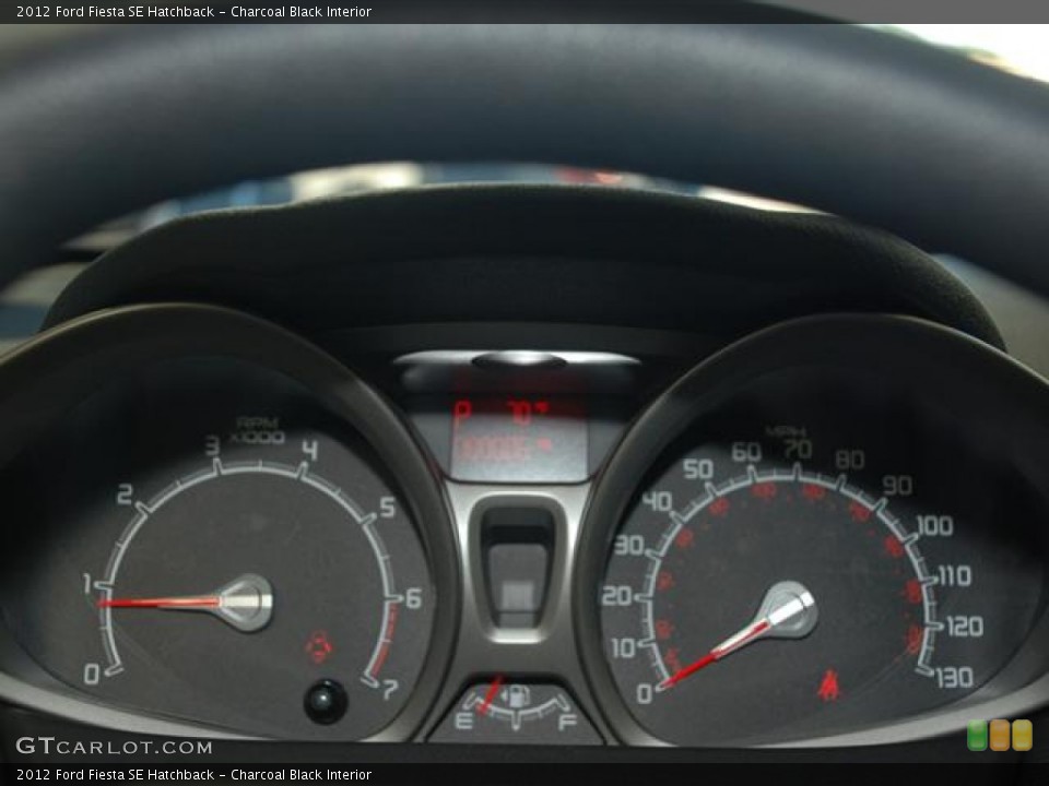 Charcoal Black Interior Gauges for the 2012 Ford Fiesta SE Hatchback #58933107