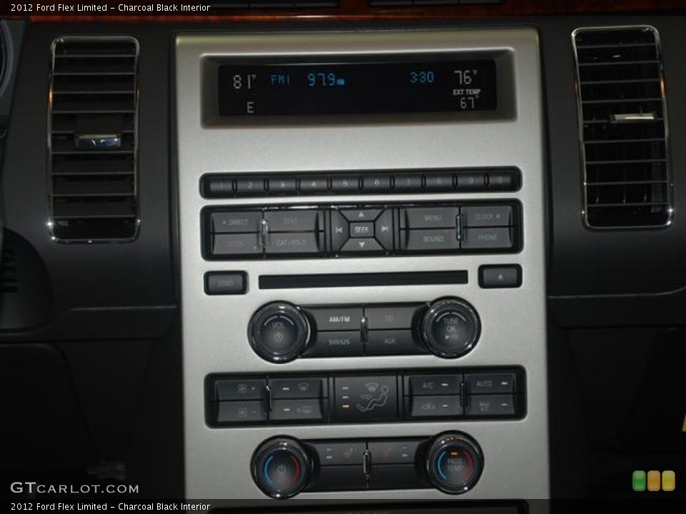Charcoal Black Interior Controls for the 2012 Ford Flex Limited #58933644