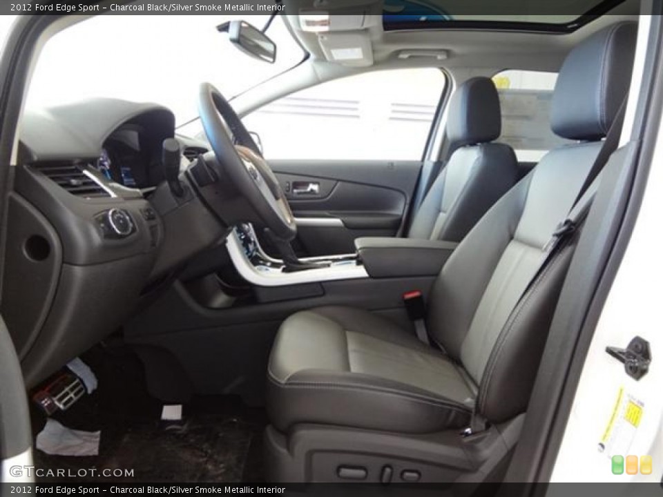 Charcoal Black/Silver Smoke Metallic Interior Photo for the 2012 Ford Edge Sport #58933848