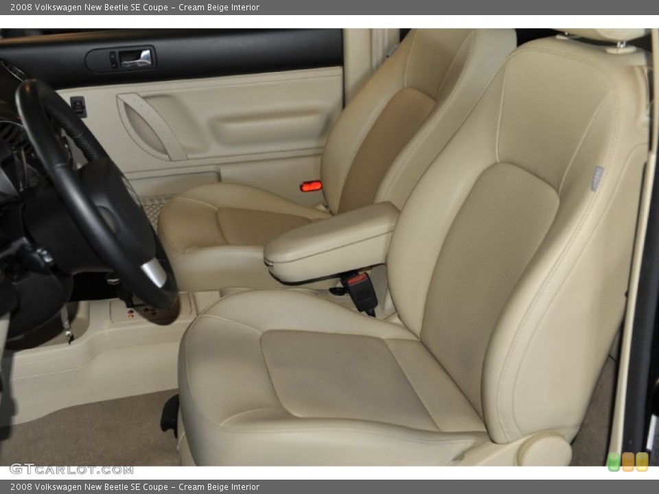 Cream Beige Interior Photo for the 2008 Volkswagen New Beetle SE Coupe #58933959
