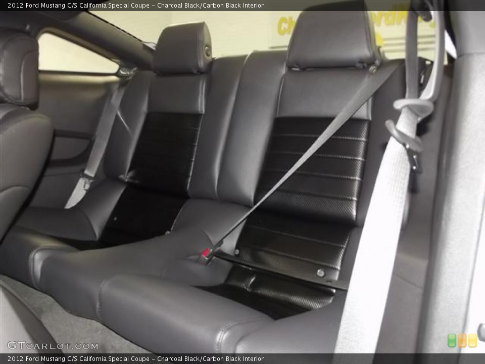 Charcoal Black/Carbon Black Interior Photo for the 2012 Ford Mustang C/S California Special Coupe #58934271