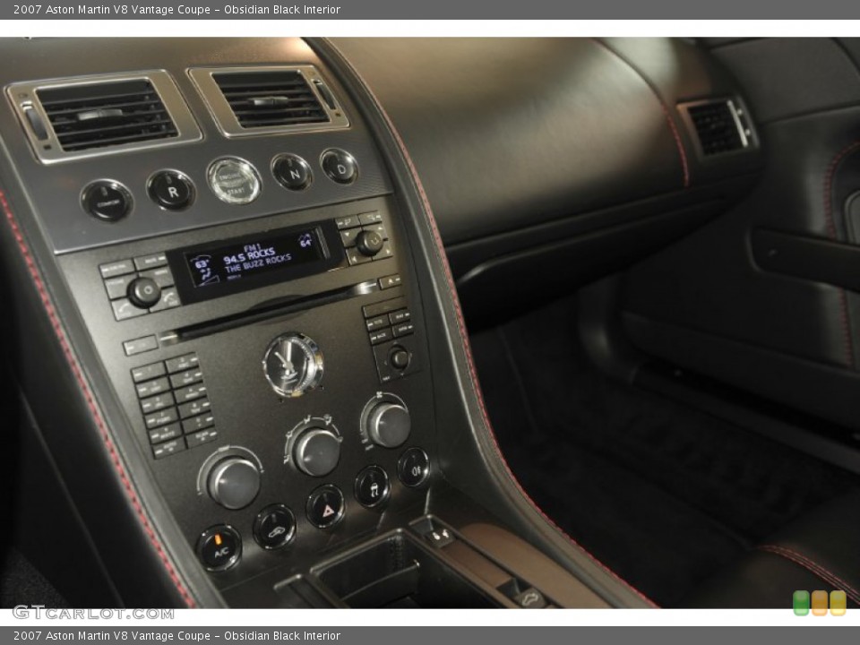 Obsidian Black Interior Controls for the 2007 Aston Martin V8 Vantage Coupe #58935220