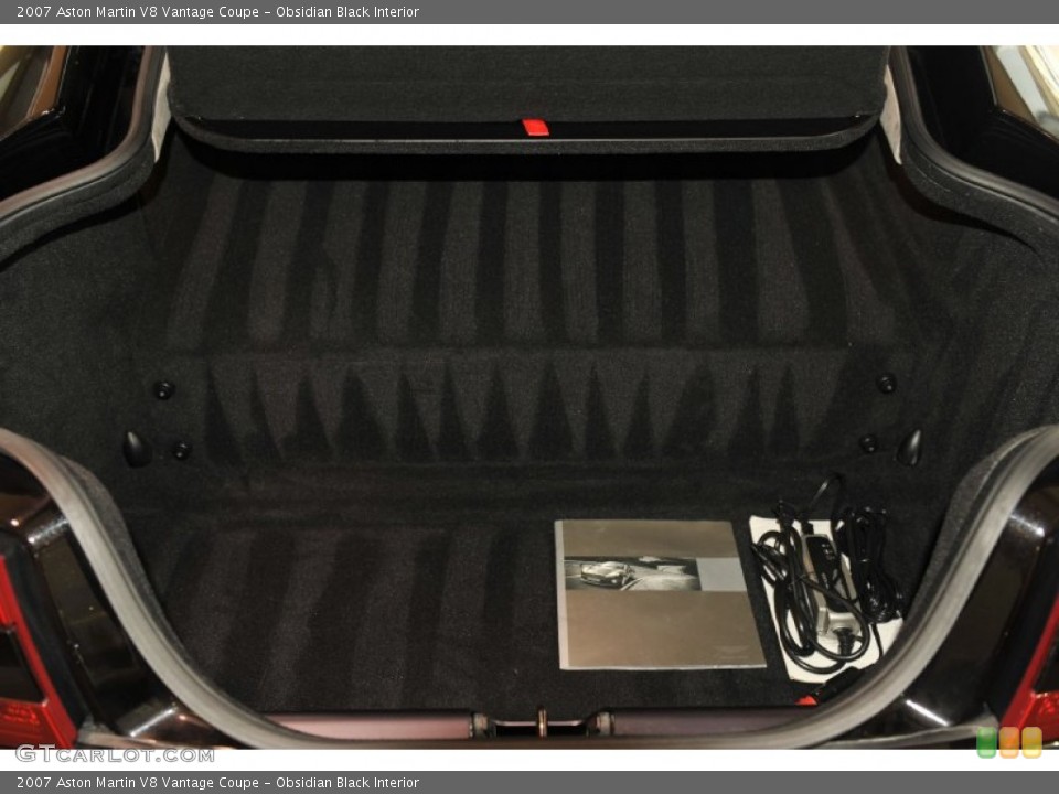 Obsidian Black Interior Trunk for the 2007 Aston Martin V8 Vantage Coupe #58935333