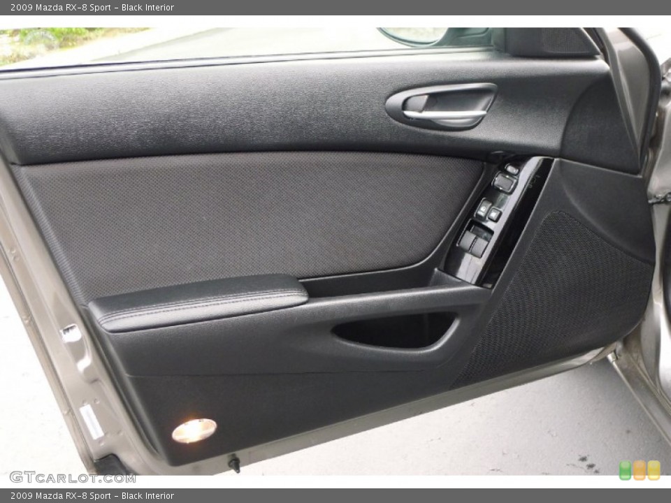 Black Interior Door Panel for the 2009 Mazda RX-8 Sport #58935837