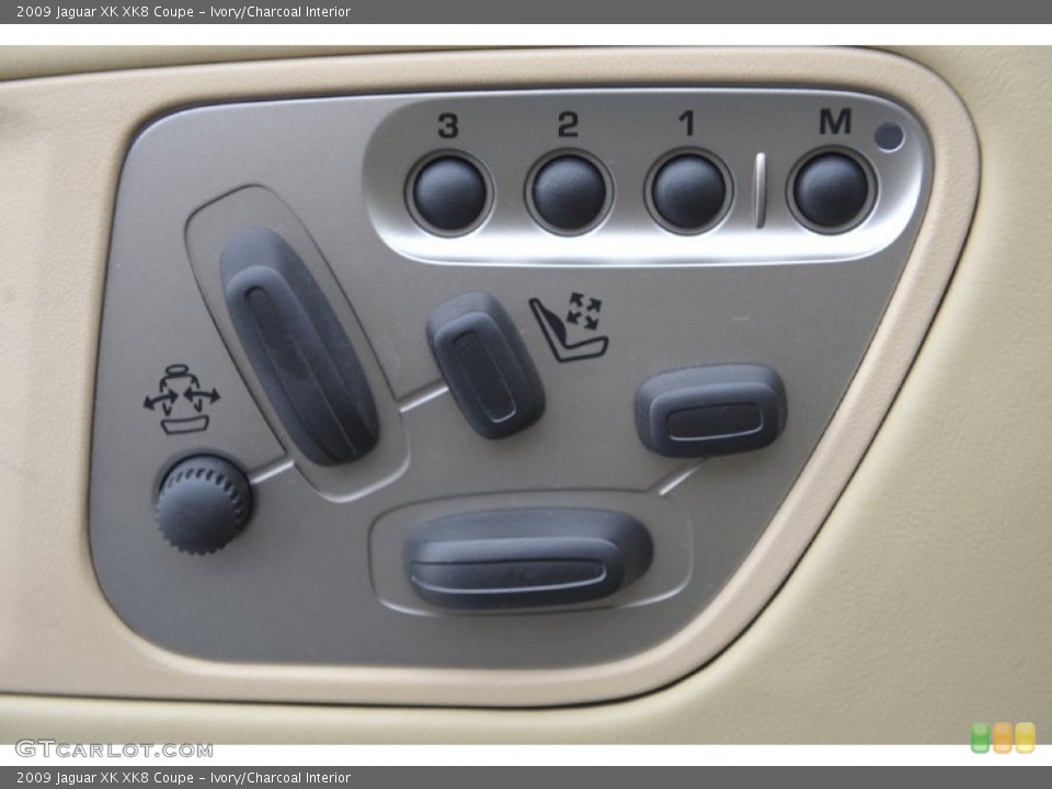 Ivory/Charcoal Interior Controls for the 2009 Jaguar XK XK8 Coupe #58935936
