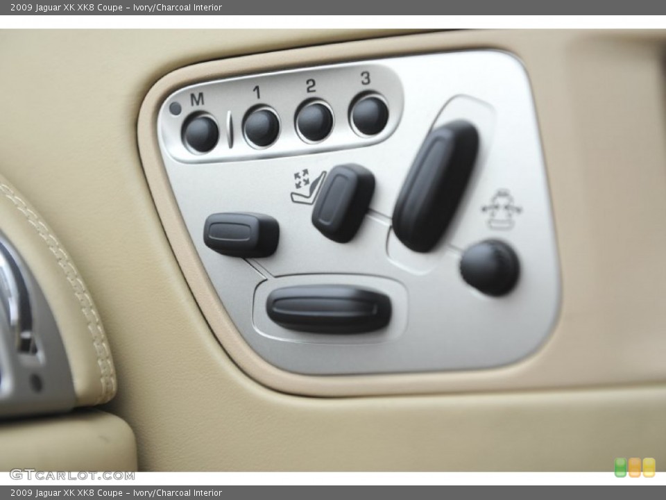 Ivory/Charcoal Interior Controls for the 2009 Jaguar XK XK8 Coupe #58936005