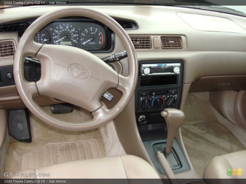 Oak Interior Dashboard for the 1999 Toyota Camry XLE V6 #58937685