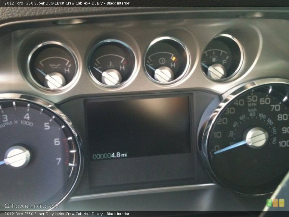 Black Interior Gauges for the 2012 Ford F350 Super Duty Lariat Crew Cab 4x4 Dually #58937712