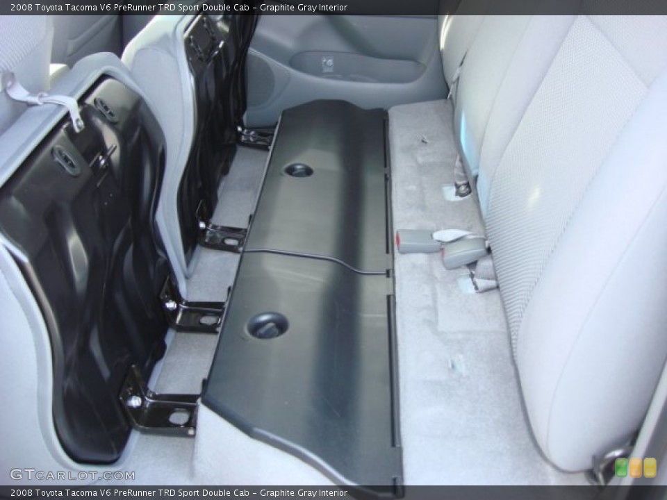 Graphite Gray Interior Photo for the 2008 Toyota Tacoma V6 PreRunner TRD Sport Double Cab #58939326