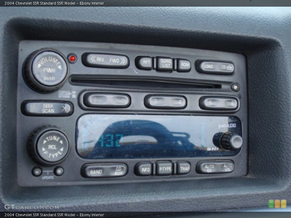 Ebony Interior Audio System for the 2004 Chevrolet SSR  #58941363