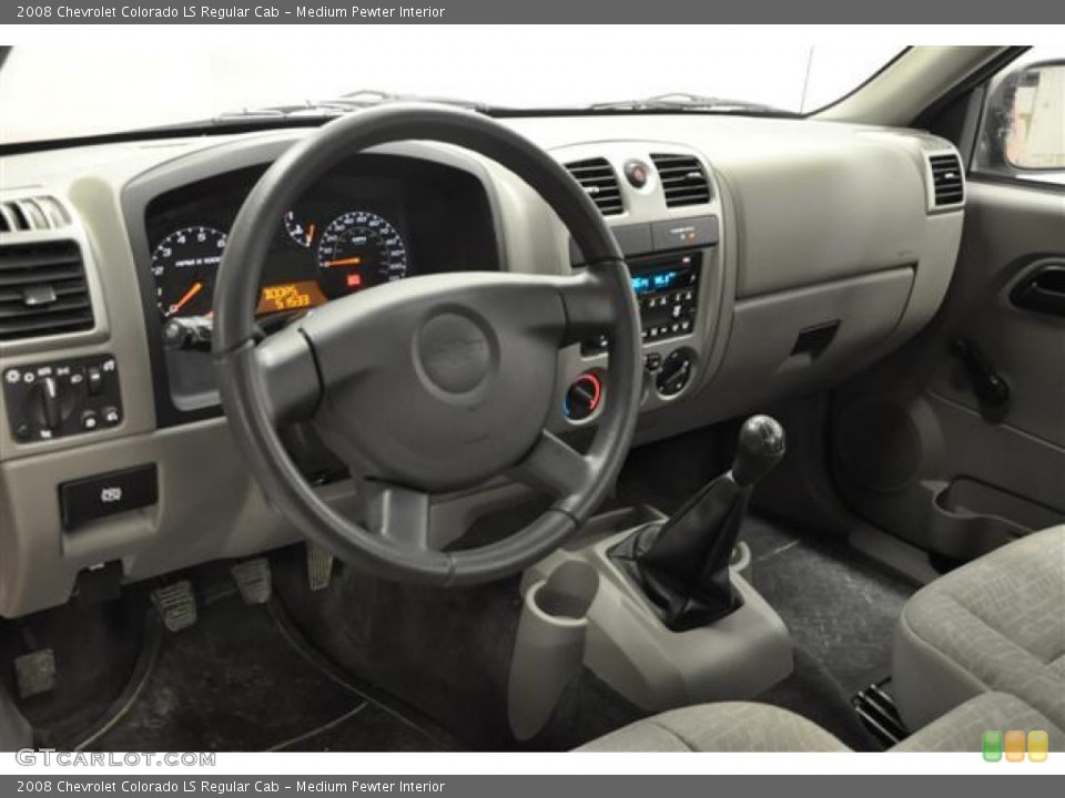 Medium Pewter Interior Dashboard for the 2008 Chevrolet Colorado LS Regular Cab #58941981