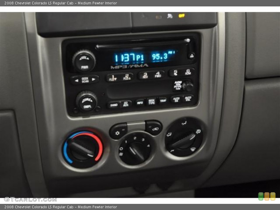 Medium Pewter Interior Audio System for the 2008 Chevrolet Colorado LS Regular Cab #58942011