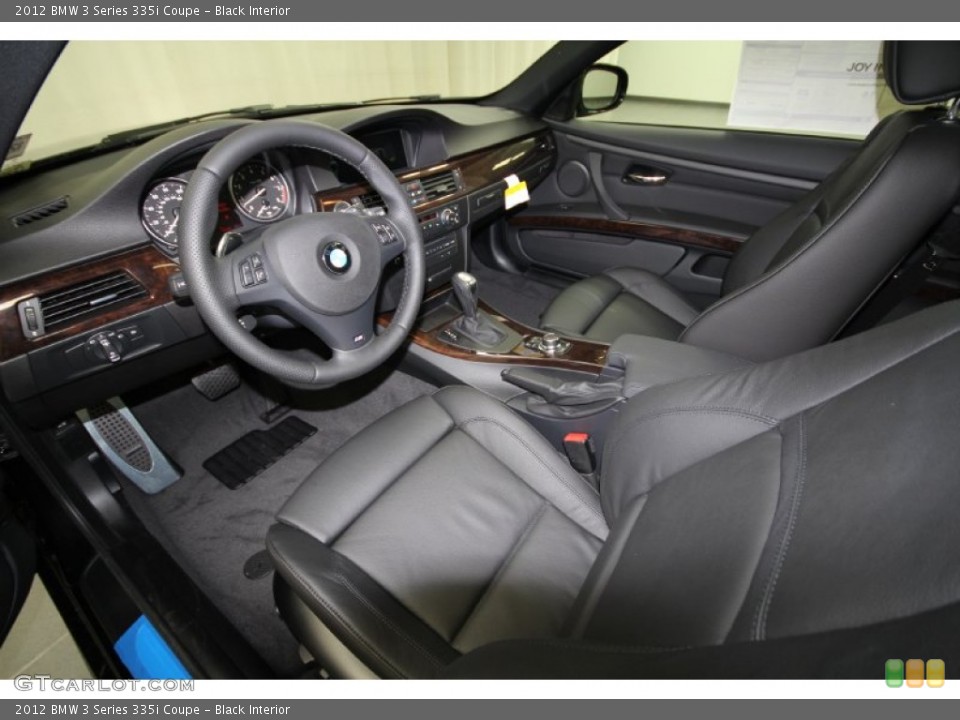 Black Interior Photo for the 2012 BMW 3 Series 335i Coupe #58942014