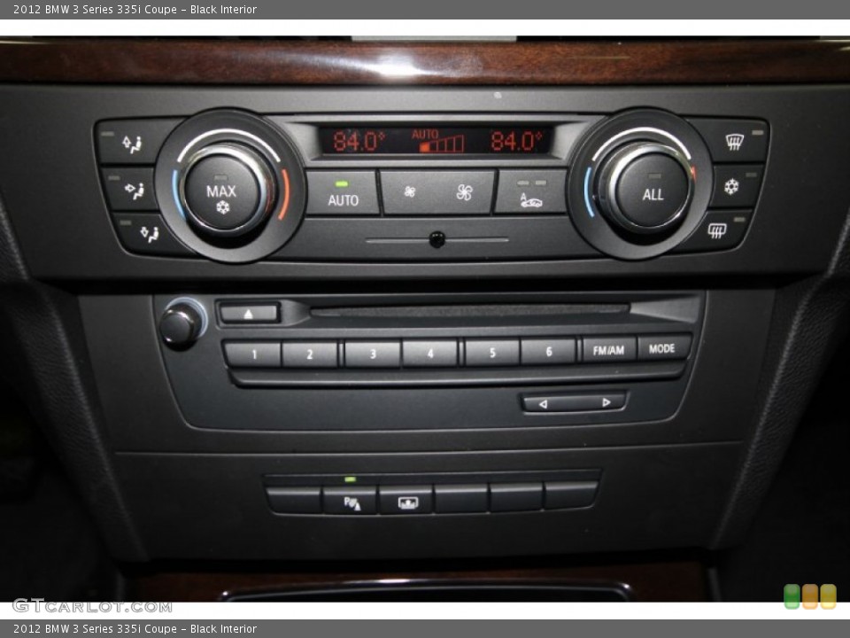 Black Interior Controls for the 2012 BMW 3 Series 335i Coupe #58942077