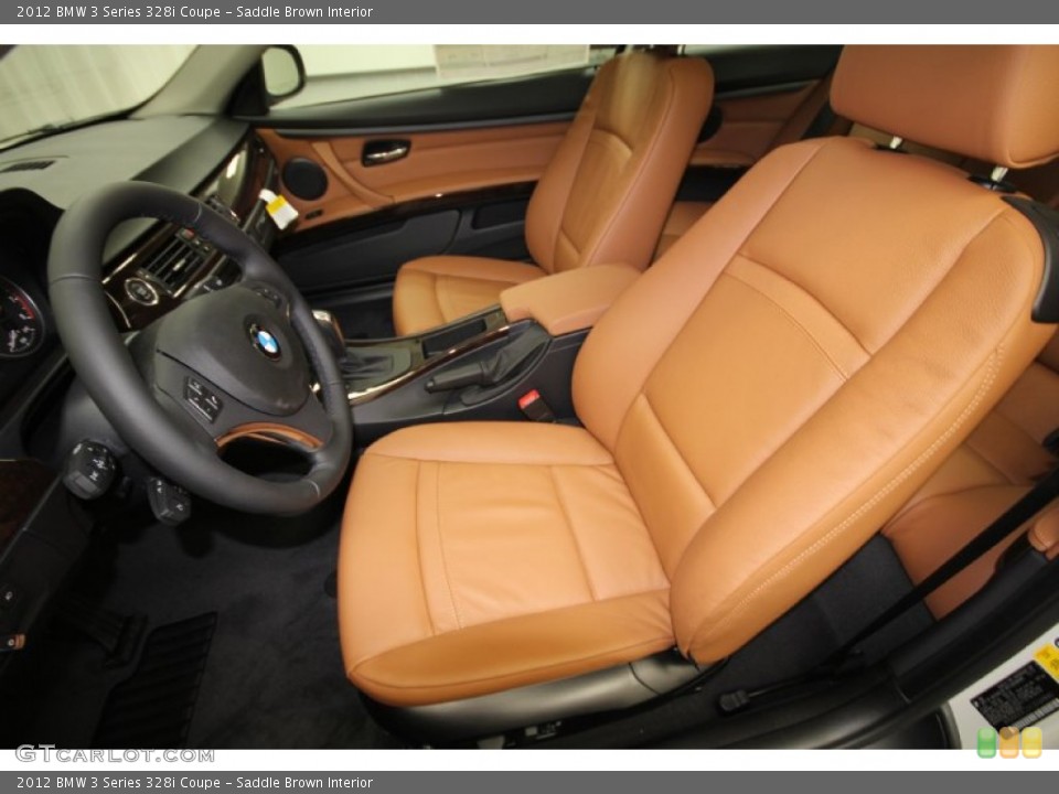 Saddle Brown Interior Photo for the 2012 BMW 3 Series 328i Coupe #58942626
