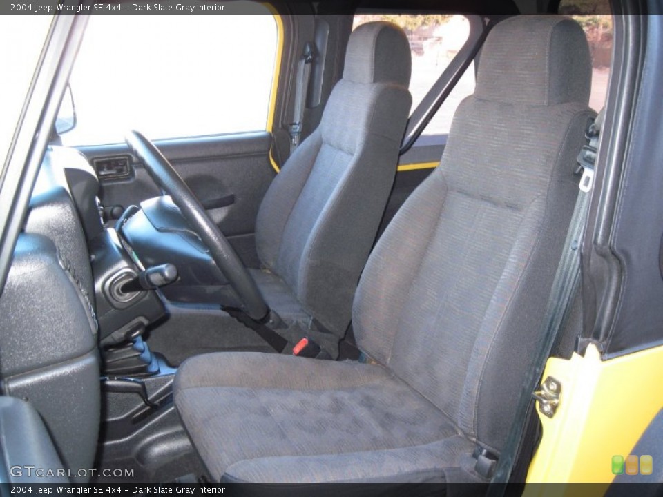 Dark Slate Gray Interior Photo for the 2004 Jeep Wrangler SE 4x4 #58942938