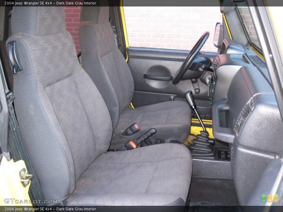 Dark Slate Gray Interior Photo for the 2004 Jeep Wrangler SE 4x4 #58942947