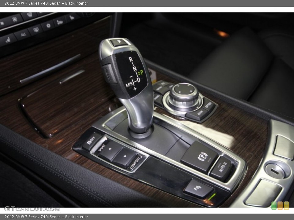 Black Interior Transmission for the 2012 BMW 7 Series 740i Sedan #58943949