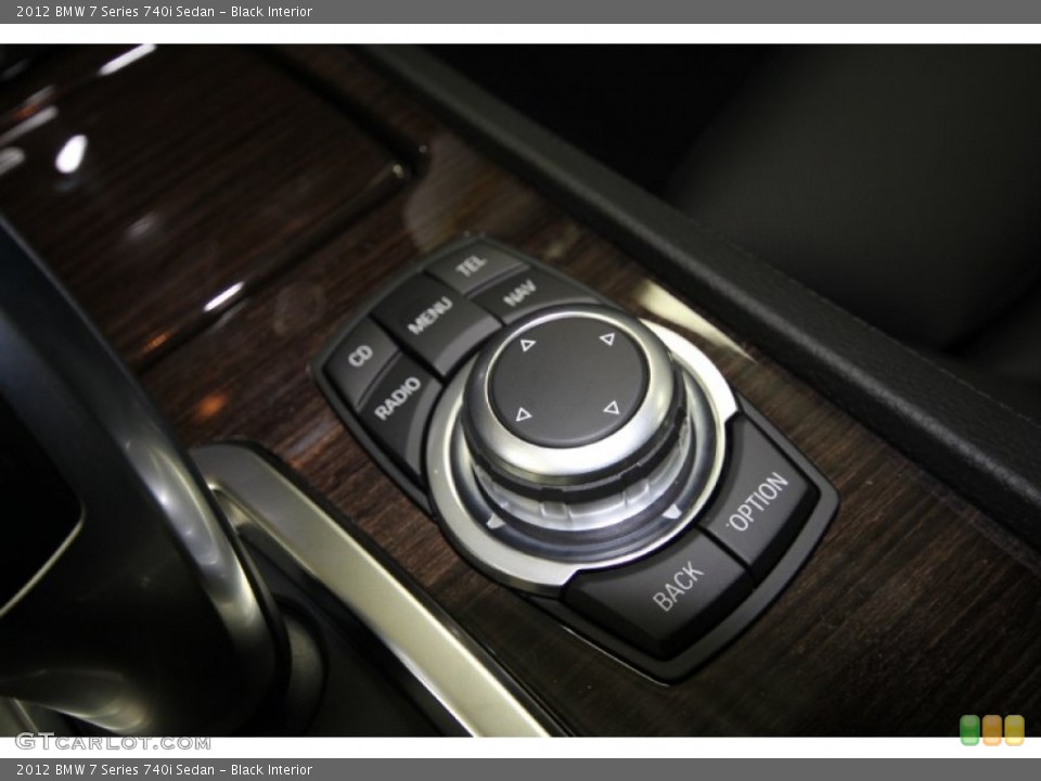 Black Interior Controls for the 2012 BMW 7 Series 740i Sedan #58943958