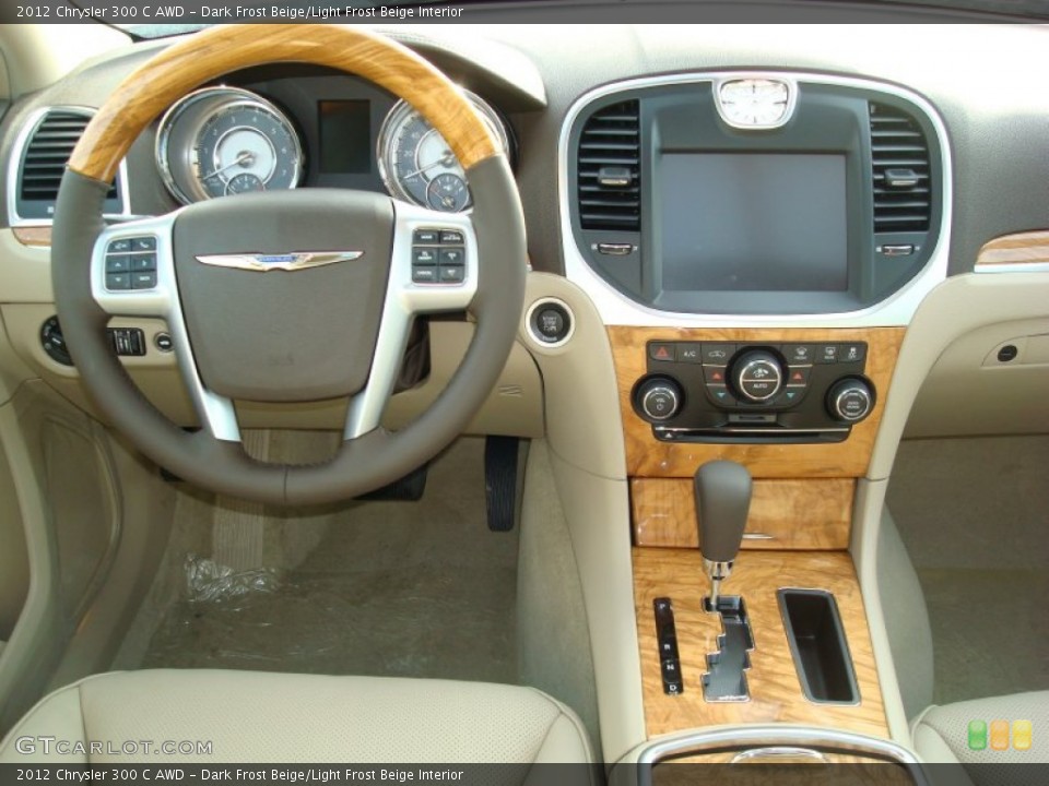 Dark Frost Beige/Light Frost Beige Interior Dashboard for the 2012 Chrysler 300 C AWD #58944170