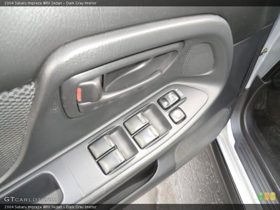 Dark Gray Interior Controls for the 2004 Subaru Impreza WRX Sedan #58944771