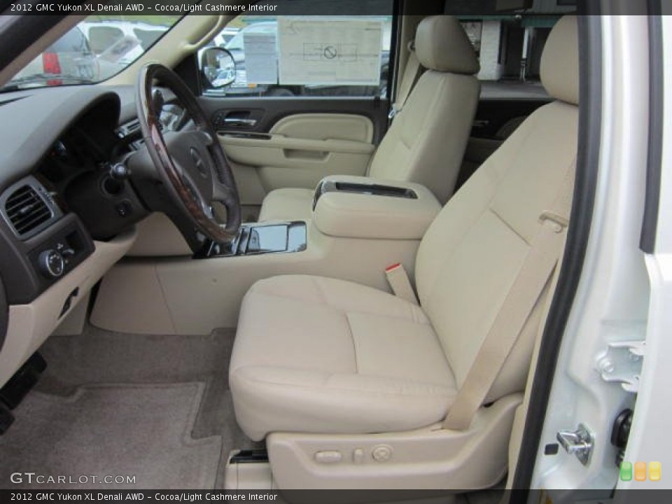 Cocoa/Light Cashmere Interior Photo for the 2012 GMC Yukon XL Denali AWD #58947237