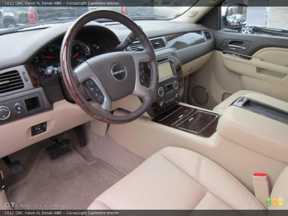 Cocoa/Light Cashmere Interior Photo for the 2012 GMC Yukon XL Denali AWD #58947246