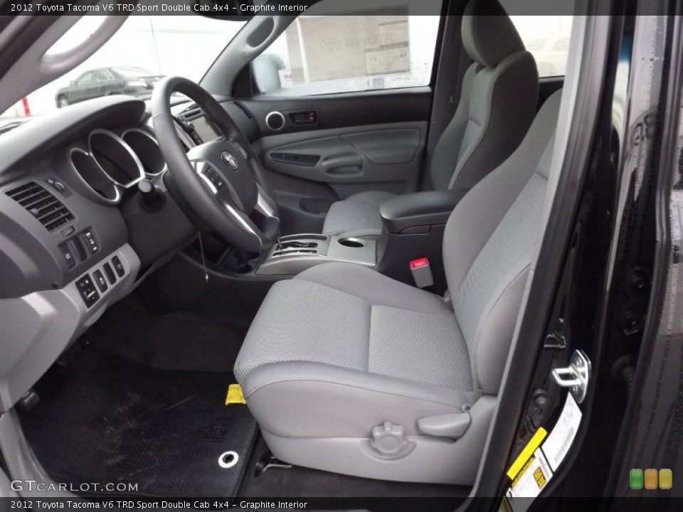 Graphite Interior Photo for the 2012 Toyota Tacoma V6 TRD Sport Double Cab 4x4 #58952484