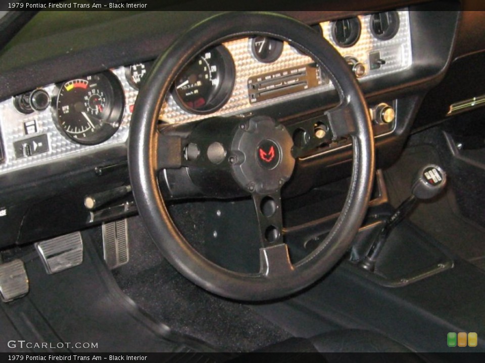 Black Interior Dashboard for the 1979 Pontiac Firebird Trans Am #58955196
