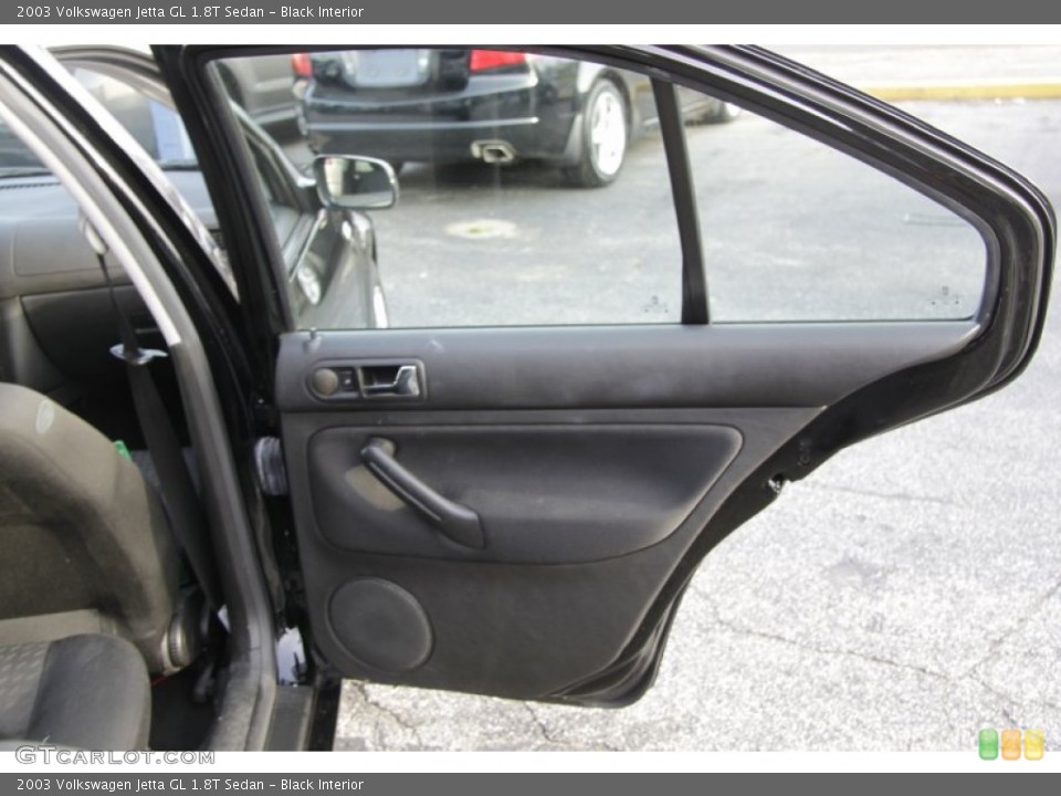 Black Interior Door Panel for the 2003 Volkswagen Jetta GL 1.8T Sedan #58955565