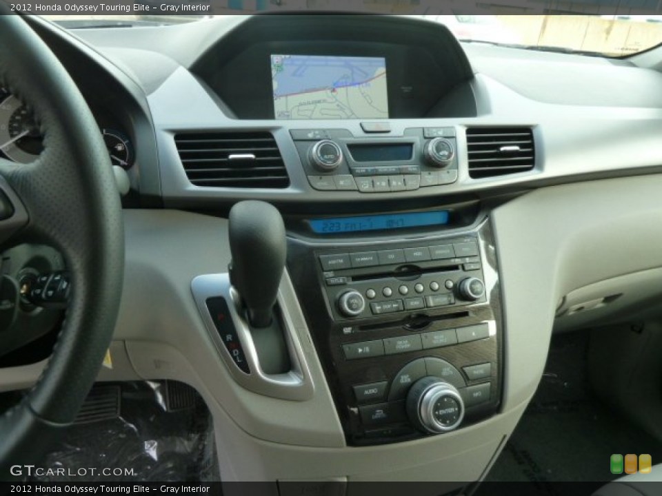 Gray Interior Controls for the 2012 Honda Odyssey Touring Elite #58955805