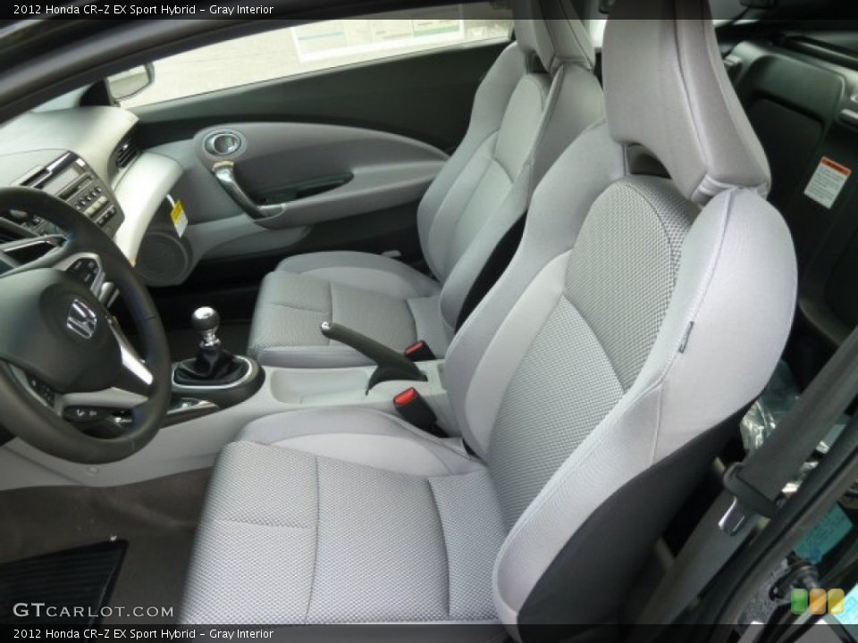 Gray Interior Photo for the 2012 Honda CR-Z EX Sport Hybrid #58956243