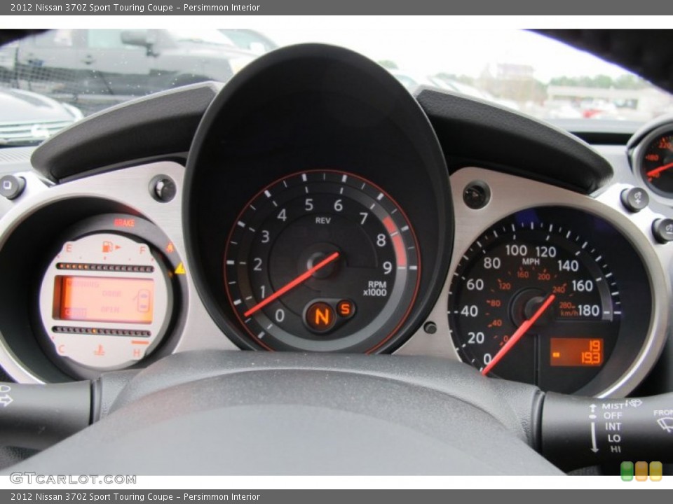 Persimmon Interior Gauges for the 2012 Nissan 370Z Sport Touring Coupe #58958385