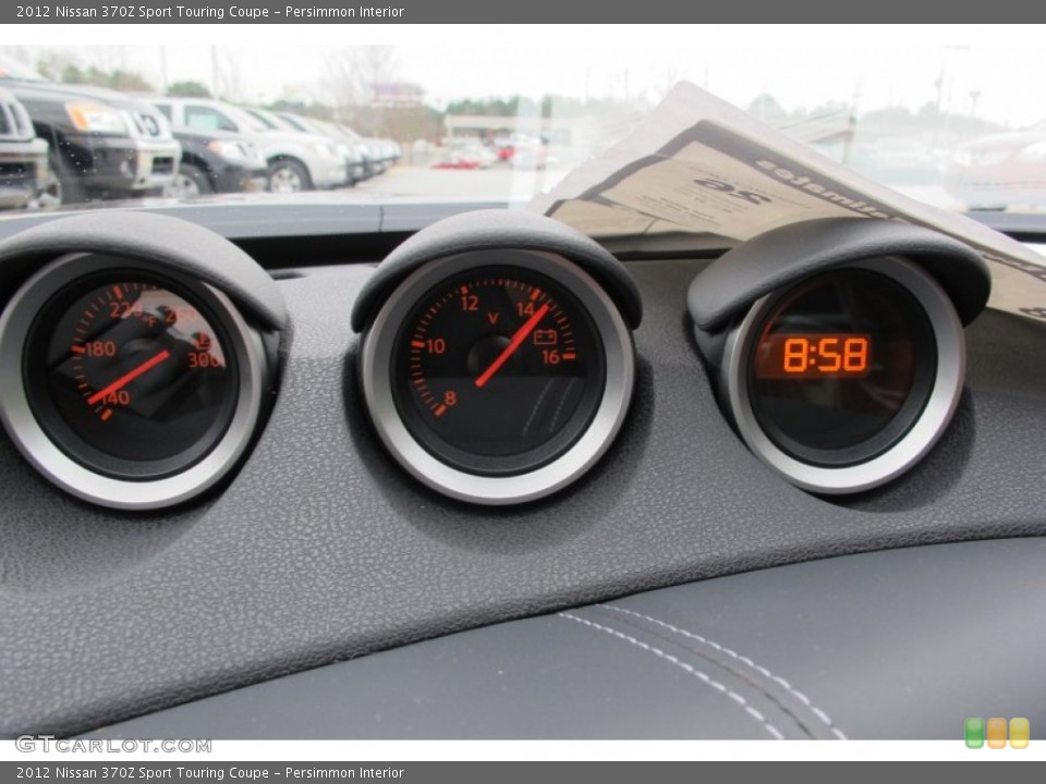 Persimmon Interior Gauges for the 2012 Nissan 370Z Sport Touring Coupe #58958400