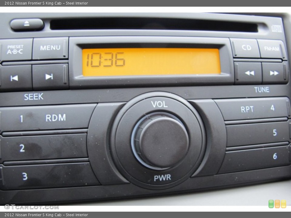 Steel Interior Audio System for the 2012 Nissan Frontier S King Cab #58958499