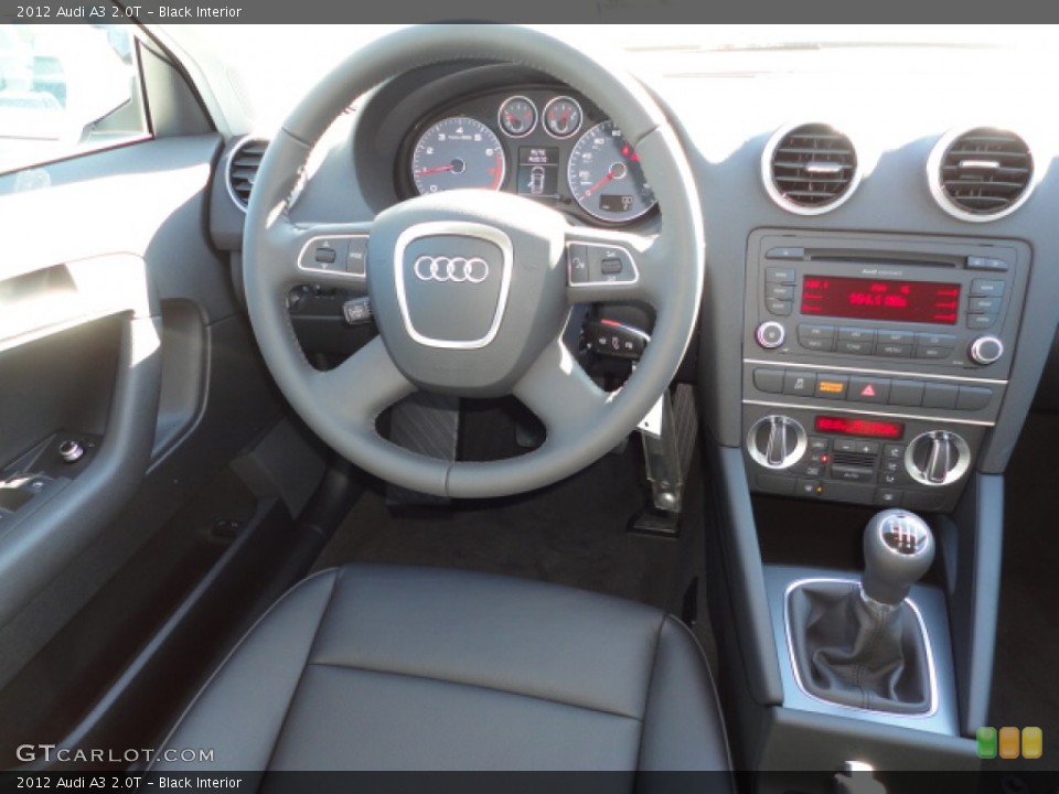 Black Interior Dashboard for the 2012 Audi A3 2.0T #58959732