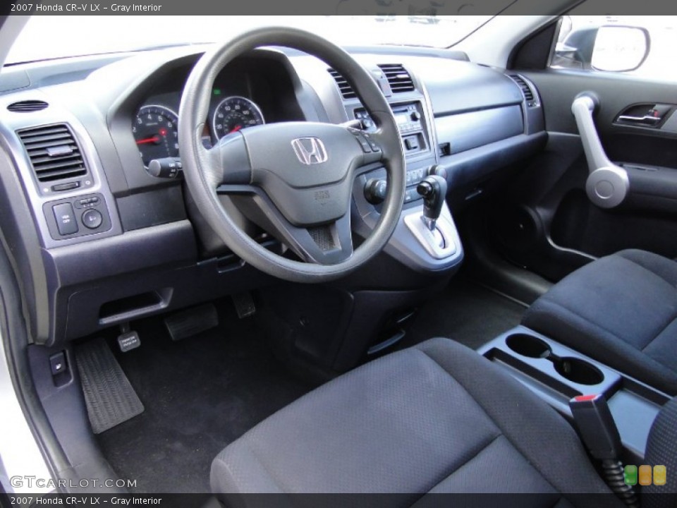 Gray Interior Photo for the 2007 Honda CR-V LX #58959952