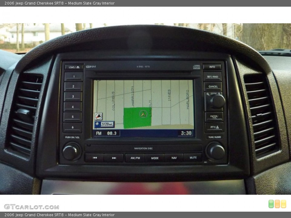 Medium Slate Gray Interior Navigation for the 2006 Jeep Grand Cherokee SRT8 #58960212
