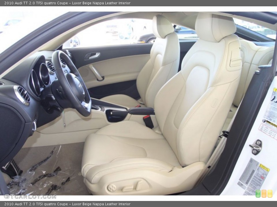 Luxor Beige Nappa Leather Interior Photo for the 2010 Audi TT 2.0 TFSI quattro Coupe #58961340