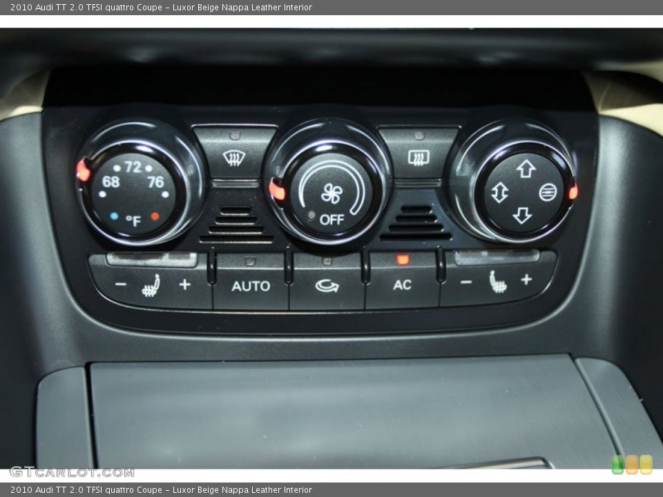 Luxor Beige Nappa Leather Interior Controls for the 2010 Audi TT 2.0 TFSI quattro Coupe #58961430