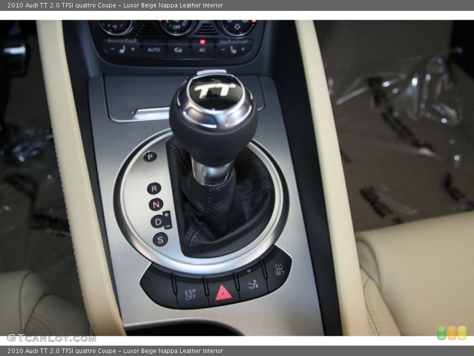 Luxor Beige Nappa Leather Interior Transmission for the 2010 Audi TT 2.0 TFSI quattro Coupe #58961442