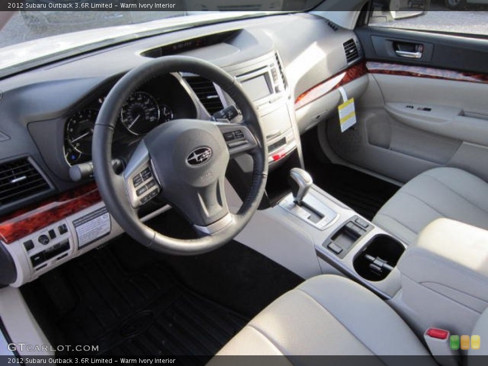 Warm Ivory Interior Photo for the 2012 Subaru Outback 3.6R Limited #58961447