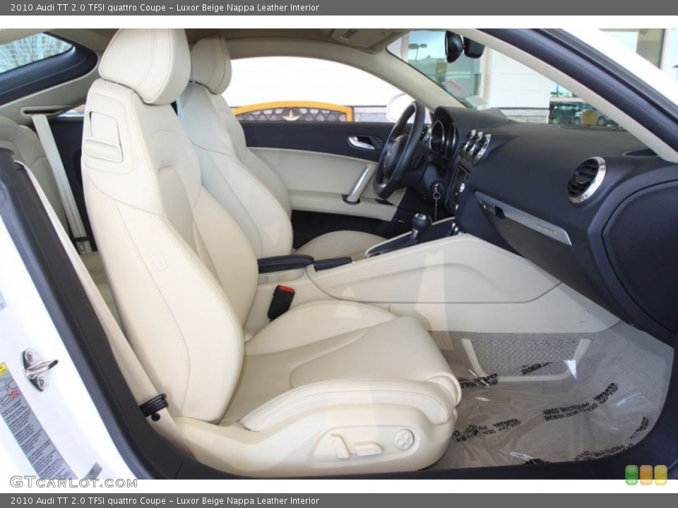 Luxor Beige Nappa Leather 2010 Audi TT Interiors