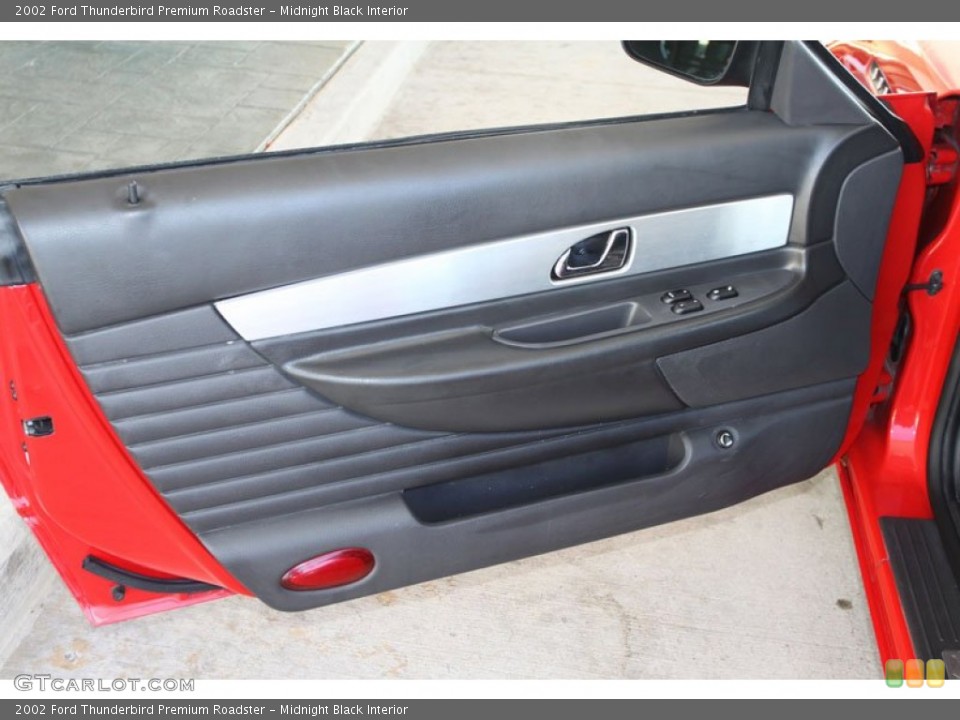 Midnight Black Interior Door Panel for the 2002 Ford Thunderbird Premium Roadster #58962414