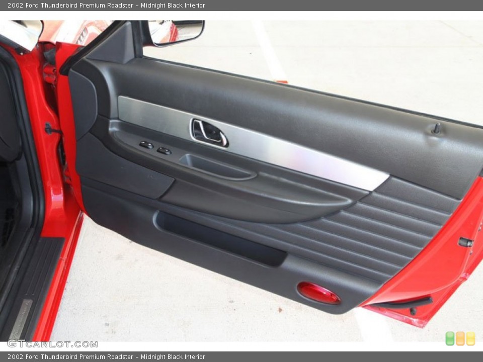 Midnight Black Interior Door Panel for the 2002 Ford Thunderbird Premium Roadster #58962492