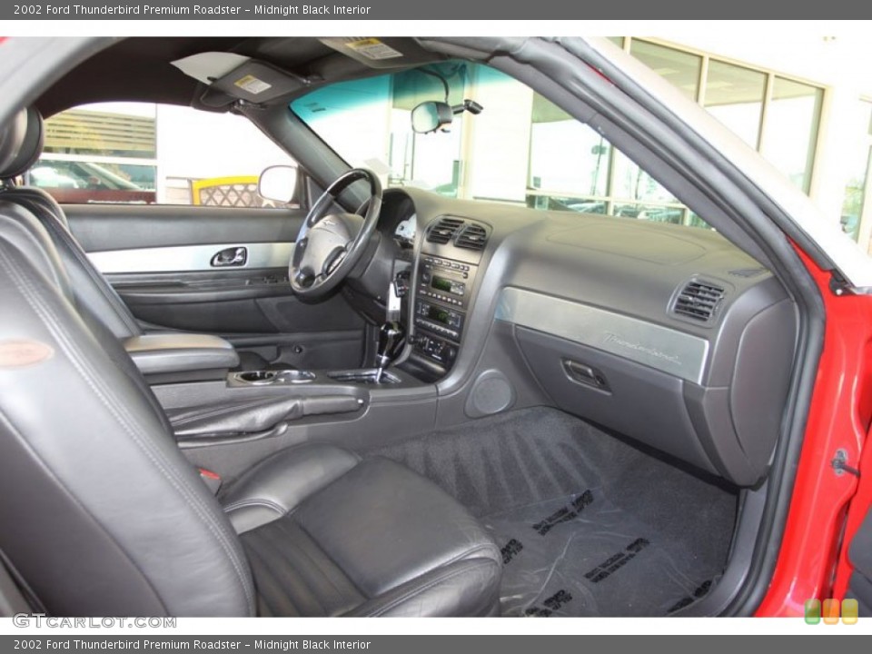 Midnight Black Interior Photo for the 2002 Ford Thunderbird Premium Roadster #58962504