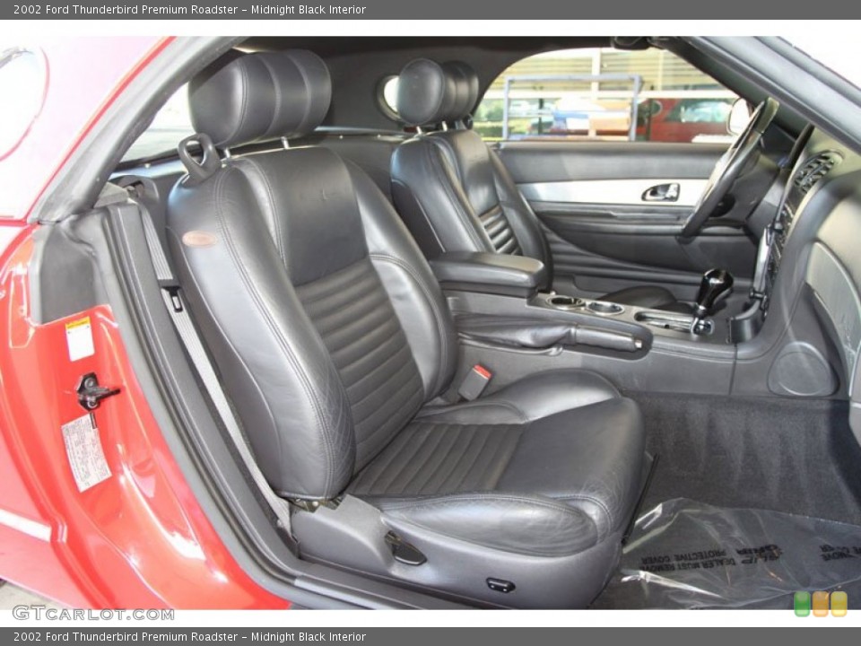 Midnight Black Interior Photo for the 2002 Ford Thunderbird Premium Roadster #58962510