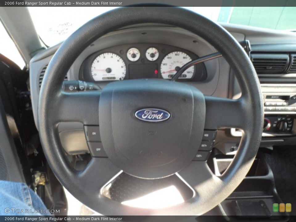 Medium Dark Flint Interior Steering Wheel for the 2006 Ford Ranger Sport Regular Cab #58963965